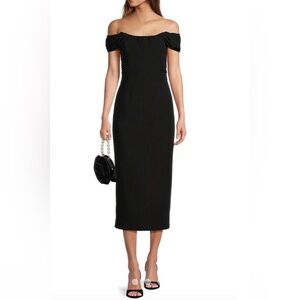 Antonio Melani Natasha Off The Shoulder Midi Dress